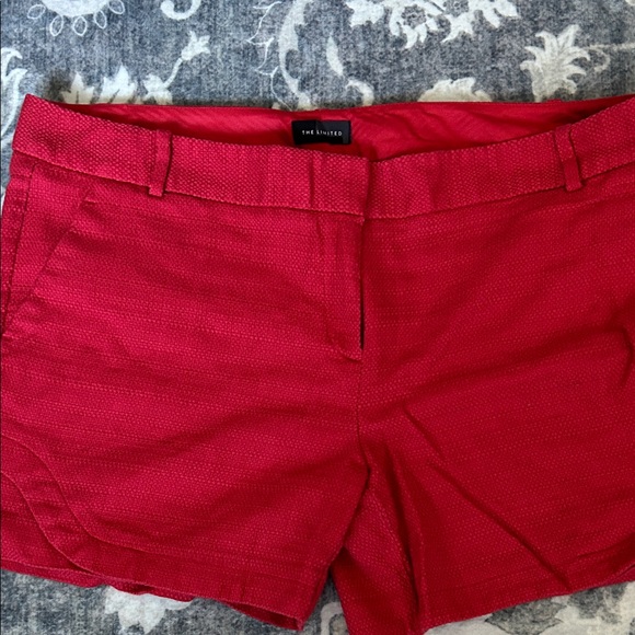 The Limited Pants - The Limited High Waist Red Women's Shorts